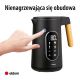 2. ELDOM CORDLESS KETTLE WITH TEMPERATURE REGULATION C550 BLACK 5 STORED PROGRAMS: 40, 70, 80, 90, 100°C (PLASTIC + STAINLESS STEEL)
