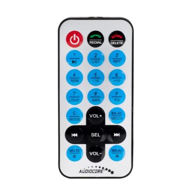 5. AUDIOCORE AC9900 car radio (USB, USB + AUX, USB + AUX + SD cards)