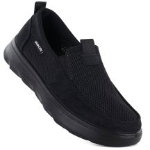 Men's slip-on shoes, black, Vanhorn WN32302