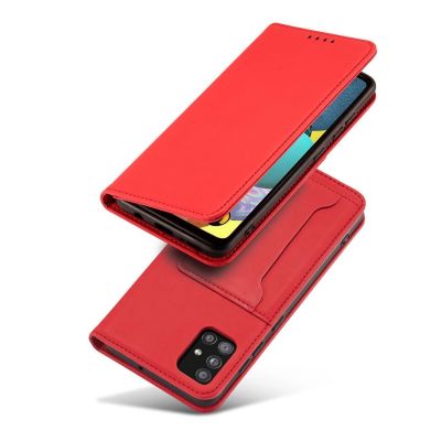 2. Magnet Card Case Case for Samsung Galaxy A13 5G Pouch Wallet Card Holder Red
