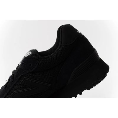 7. New Balance men's 515 black suede leather sneakers