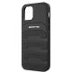 6. AMG Leather Debossed Lines case for iPhone 12 mini - black