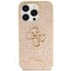 3. Guess GUHCP14LHG4SGD case for iPhone 14 Pro - gold Glitter Script Big 4G
