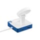 5. Hyper HyperDrive Flex MagCharge USB-C Hub, White/Blue