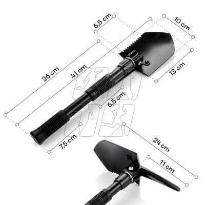 8. Meteor folding shovel 41 cm 16561