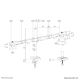 18. Monitor Desk Mount / Dual DS60-600BL2 NEOMOUNTS