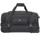 2. PREMIUM TROLLEY TRAVEL BAG T5607-0 BLACK SEMI LINE