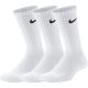 3. Nike Performance Cushioned Crew 3P JR SX6842 100 socks