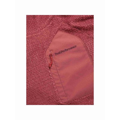 4. Women's PEAK PERFORMANCE W Freelight Polartec Alpha Hood red