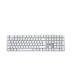 CHERRY KC 200 MX Keyboard Universal USB QWERTZ German Silver, White