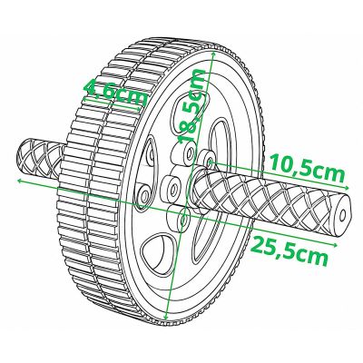 17. DOUBLE REHABILITATION ROLLER EB FIT