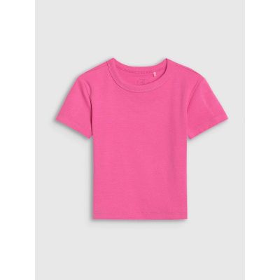 6. Girls' basic t-shirt top 4F 4FJWSS25TTSHF1852-54S