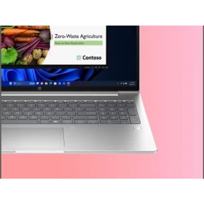 27. HP ProBook 4 G1i AI Intel Core Ultra 7 255U Laptop 40.6 cm (16") WUXGA 16 GB DDR5-SDRAM 512 GB SSD Wi-Fi 6E (802.11ax) Windows 11 Pro AI PC Silver