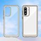 3. Outer Space Case for Samsung Galaxy A26 Cover with Flexible Frame - Semi-Transparent, Black