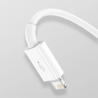 9. Baseus Superior 3in1 USB Cable - Lightning / USB Type C / Micro USB 3.5 A 1.5 m White (CAMLTYS-02)