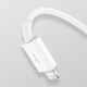 9. Baseus Superior 3in1 USB Cable - Lightning / USB Type C / Micro USB 3.5 A 1.5 m White (CAMLTYS-02)