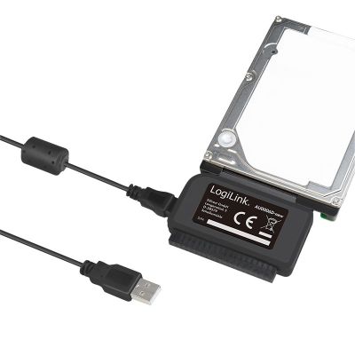 7. Logilink USB 2.0 to IDE and SATA 2.5" / 3.5" Adapter Black (AU0006C)