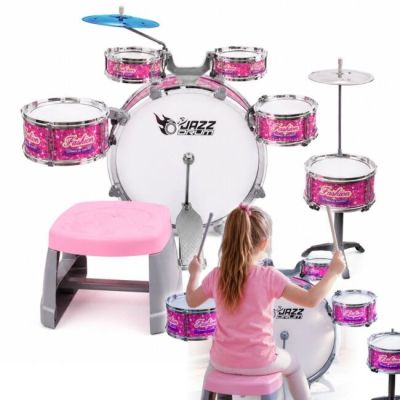 SUPRIMO K-DRUMS 3 pink drum set for kids