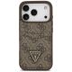 3. Guess 4G nauble Card Triange Case for iPhone 18 Pro / 17 Pro – brown