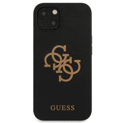3. Guess Silicone 4G Logo Case for iPhone 13 - Black
