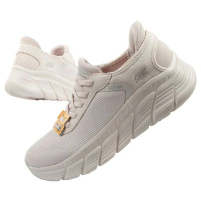 Skechers women's sports shoes Bobs B Flex SLIP-INS ecru comfortable