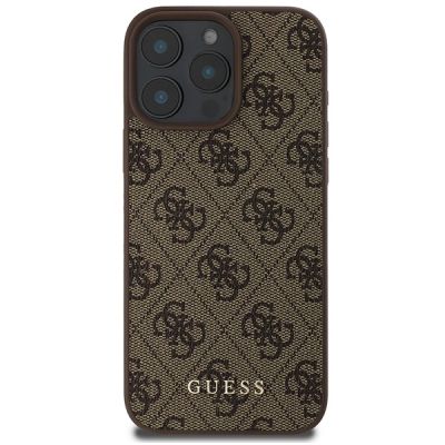 3. Guess 4G Classic iPhone 16 Pro Max Case - Brown