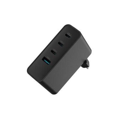 6. NATEC RIBERA GAN WALL CHARGER 3X USB-C 1X USB-A 100W BLACK