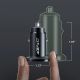 9. Acefast car charger 38W USB Type C / USB, PPS, Power Delivery, Quick Charge 3.0, AFC, FCP black (B1 black)