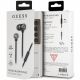 2. Guess GUEPWIBK 3.5mm Wired Headphones - Black and Silver