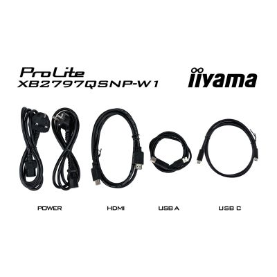 16. iiyama ProLite XB2797QSNP-W1 computer monitor 68.6 cm (27") 2560 x 1440 px Quad HD LCD White