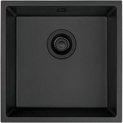 Single-bowl, undermount granite sink