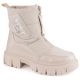 13. Filippo W PAW498B insulated zippered snow boots, beige