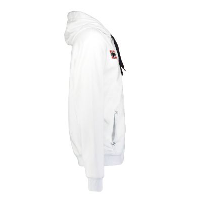 3. Men's sweatshirt Geographical Norway GORMA MEN 100 EO +BS (WT1880H/GN-WHITE)