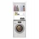 4. POLA MULTI WHITE WASHING MACHINE CABINET