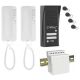 COSMO 2 CYFRAL intercom set for 2 flats, black