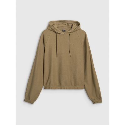 Women's open-front hooded sweatshirt 4F 4FRAW25TSWSF2544-83S