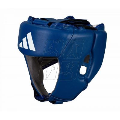 4. adidas IBA Cactus Leather Tournament Helmet ADIIBAH1C-Blue