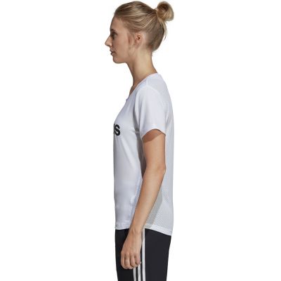 8. adidas W D2M Logo Tee W DU2080