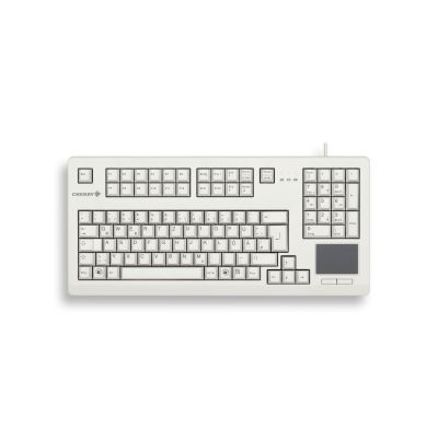 CHERRY Advanced Performance Line TouchBoard G80-11900 Keyboard - USB - German - Light Gray