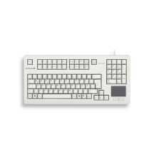 CHERRY Advanced Performance Line TouchBoard G80-11900 Keyboard - USB - German - Light Gray