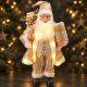 7. DECORATIVE SANTA CLAUS 60CM GOLDEN LED