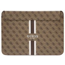 Guess 4G Printed Stripes cover for a 14" laptop - brown