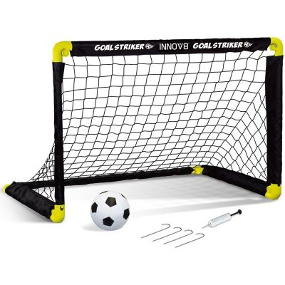 6. FOLDABLE GOAL SET WITH NET 91x61x61CM BALL AND PUMP