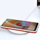 7. Clear 3in1 Case for Samsung Galaxy A72 4G Frame Gel Cover Red