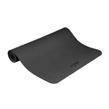 Gymnastics mat for yoga, pilates, fitness, 200x90cm, 1cm thick, TPE material, black, REBEL ACTIVE