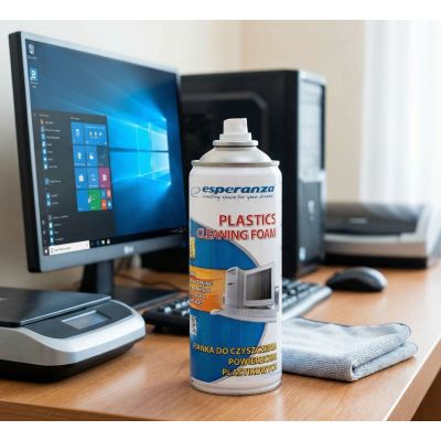 7. Esperanza ES104 Plastic Cleaning Foam (400 ml)