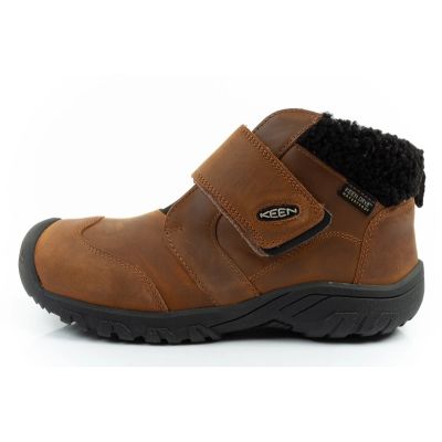 2. Keen Junior Kootenay Waterproof Brown Ankle Boots