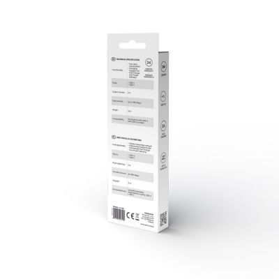 4. SAVIO USB-A – USB-C CABLE, 3 M, WHITE, CL-168