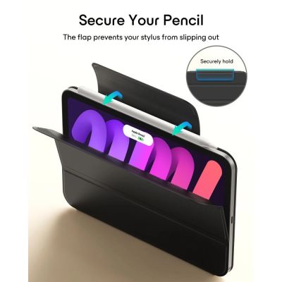 4. ESR Rebound Magnetic Case for iPad Mini 8 8.3" - black