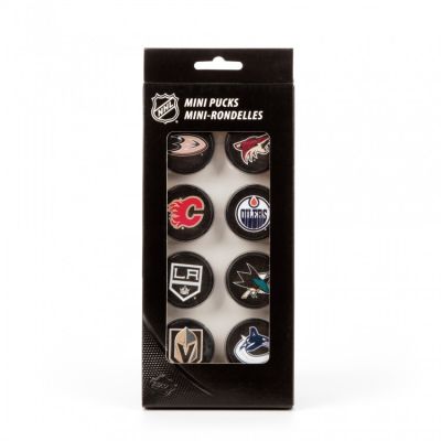 4. Inglasco NHL Mini Pucks Souvenir